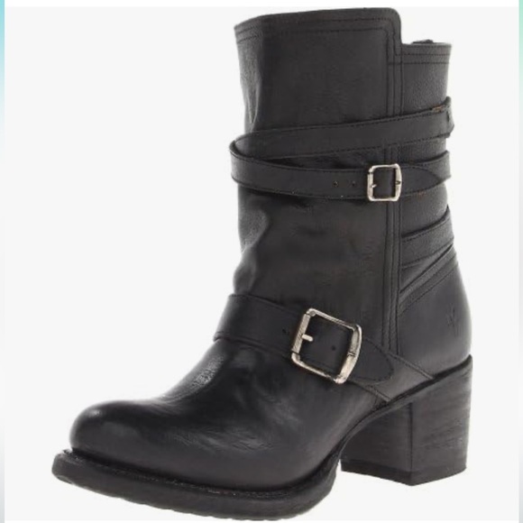 Frye Vera Strappy Leather Harness Riding Boot